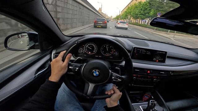 2017 BMW X6 40d / БМВ Х6 40Д 3.0 автомат 313 л.с. | Тест драйв от первого лица | Обзор смотреть онлайн