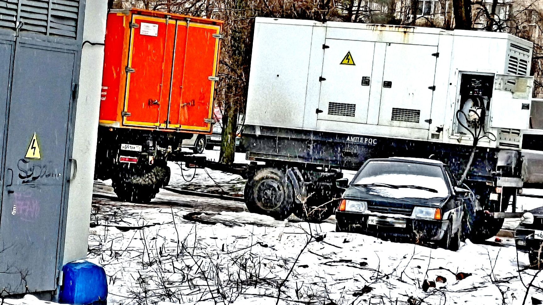 Генератор питает трансформаторную  подстанцию.. смотреть онлайн