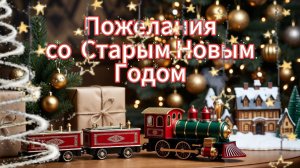 Пожелания со старым новым годом! Красивая музыкальная видеооткрытка с теплыми словами