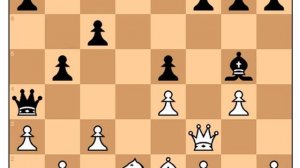 Александр Алехин гениально выигрывает в 1 ход в конце партии