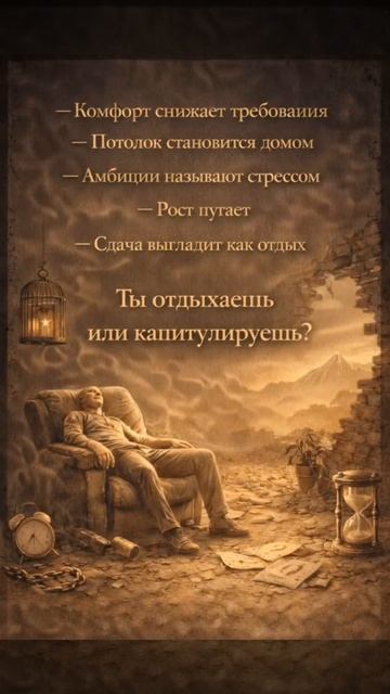 Комфорт снижает требования