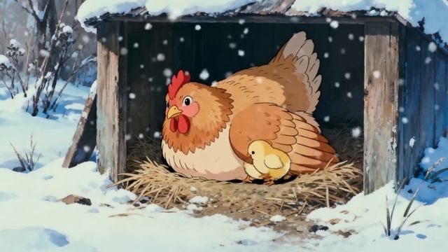 Зимние воспоминания Новогодний маркет с нежным миром бабушки и дедушки  Видео в стиле Ghibli