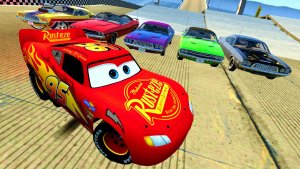 МУЛЬТИКИ ПРО МАШИНКИ МАКВИН: приключения на трамплине — ЛЕТИМ и крутимся!