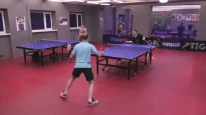 Далида С. (694) - Нельсон Д. (698) 08.01 настольный теннис Любительский турнир