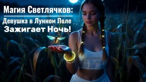 Живые Искры: Танец Светлячков в Полуночных Лугах