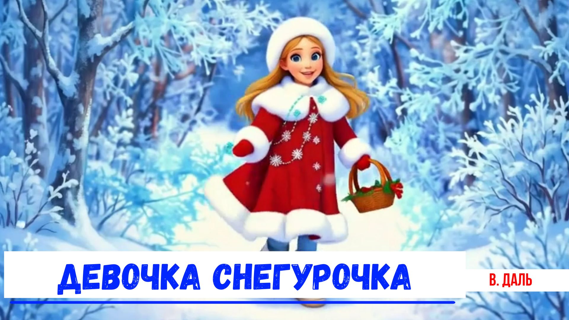 ДЕВОЧКА СНЕГУРОЧКА| Аудиосказка слушаем перед сном смотреть онлайн