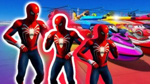 ПАУК НА ПОЛОСЕ ИСПЫТАНИЙ ПРОТИВ ХАГГИ ВАГГИ ПРОТИВ СПРУНКИ ПРОТИВ СУПЕРГЕРОЕВ В ГТА 5