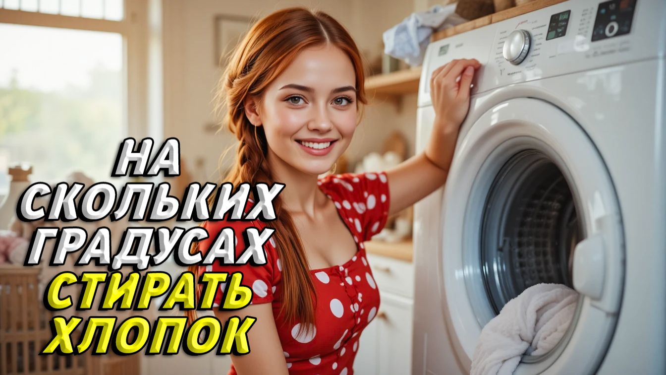 На скольких градусах стирать хлопок смотреть онлайн