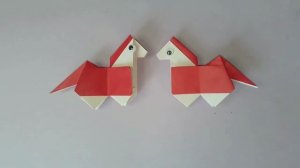 Лошадка Оригами! Символ Нового Года! Поделки из бумаги своими руками!