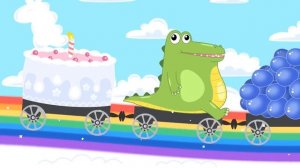 Паровозик и Разноцветные шарики - Котенок Котэ - Развив.mp4