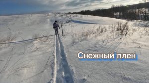 По снегу на сломанной лыже, январь 2026