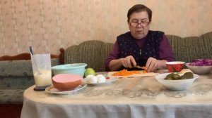 Первый раз , собираю салат зимний, 2026 году.