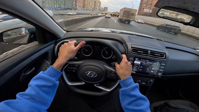 2025 Solaris HC / Солярис HC 1.6 автомат 123 л.с. | Тест драйв от первого лица | Обзор смотреть онлайн