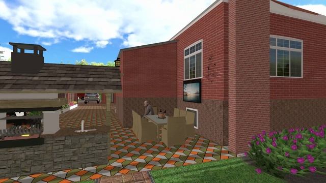 Ландшафтный дизайн своего двора.