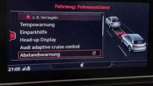 Адаптивный круиз-контроль AUDI Q5 FY. VAG-UPGRADE.RU