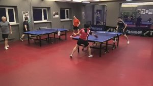 Ноговицина А. (526) - Баторов А. (710) 08.01 настольный теннис Любительский турнир