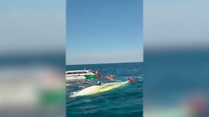 Опубликованы кадры с места крушения прогулочного катера в Пхукете.