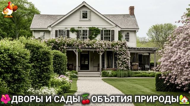 Дворы и сады 🍒 идеи оформления дачи в объятиях природы 🏡 (20) 🌳