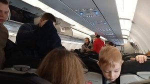 В самолёте)