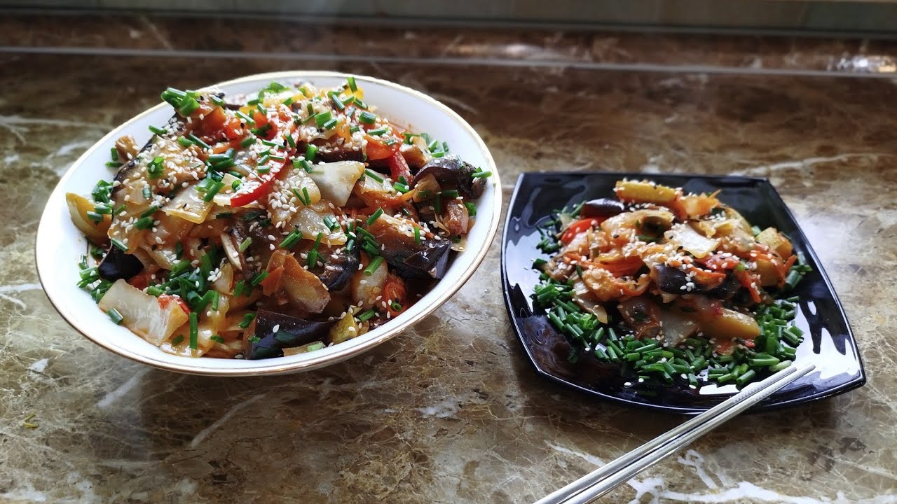 Овощное рагу, разгружаемся после новогоднего стола. Правильное питание. смотреть онлайн