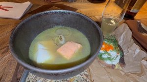 Уха/Настойка/Печёный картофель/ Икра/Копчёная сметана. Гастро-бар «Кальдера»