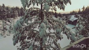 Рускеала зимой