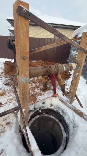 Копка колодца в г Клин Московской области смотреть онлайн