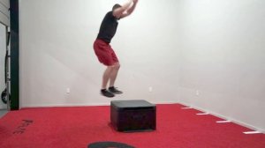 90 Degree Box Jump + balance fix | Запрыгивание на бокс с поворотом в 90' с фиксацией в баланс
