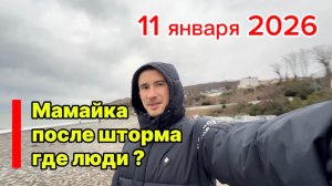 Сочи. 11 января 2026 год. Мамайка. Где Люди ?)