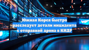 Южная Корея быстро расследует детали инцидента с отправкой дрона в КНДР