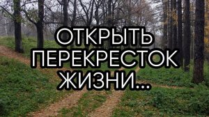 ОТКРЫТЬ ПЕРЕКРЁСТОК ЖИЗНИ...ДЛЯ ВСЕХ...