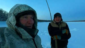 Зимняя рыбалка на Печоре № 13  Рождественская проверка