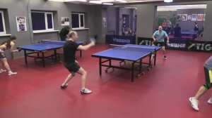 Далида С. (694) - Звергздин А. (680) 08.01 настольный теннис Любительский турнир