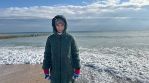 Холодное январское море