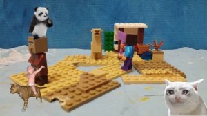 лего майнкрафт лаки блоки