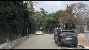 Ялта. По Руданского, Киевской ул., от Фонтанной и до Садовой ул. 27.12.2025. Крым. Crimea. Yalta.