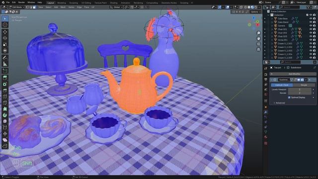 Stylized Kitchen Course in Blender p04 Quick collection смотреть онлайн