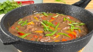 ВКУСНО так, что оторваться невозможно! Куриные СЕРДЕЧКИ "по-азиатски", мягкие и нежные, в  соусе!