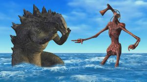 СИРЕНОГОЛОВЫЕ В РЕАЛЬНОЙ ЖИЗНИ ПРОТИВ ГОДЗИЛЛЫ И КАРТУН КЭТА