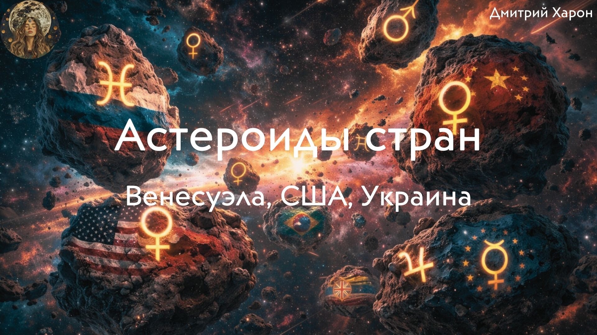 Венесуэла, Мадуро, США, Трамп, Украина. Астероиды стран в астрологии смотреть онлайн