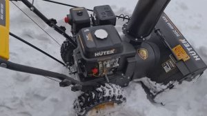 Снегоуборщик HUTER 4000. Подготовка, запуск в третий сезон.