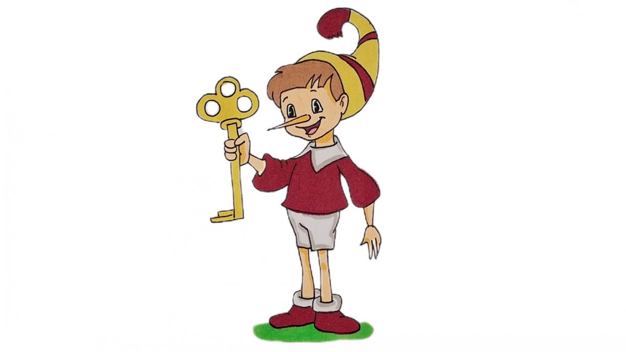 Как нарисовать Буратино смотреть онлайн