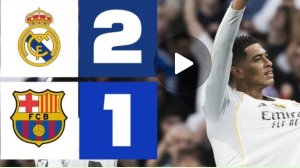 РЕАЛЬНЫЙ МАДРИД 2 - 1 ФК БАРСЕЛОНА | ЛАЛИГА EA SPORTS