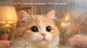 Lo-Fi с милыми котиками 🌧️🐱 Уютный дождь