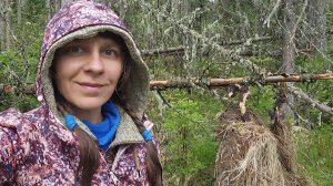 Тайга. Три года одна в тайге.