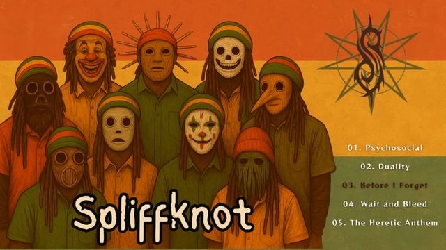 А что если бы Slipknot были регги-группой? | SPLIFFKNOT [AI Reimagined ] смотреть онлайн