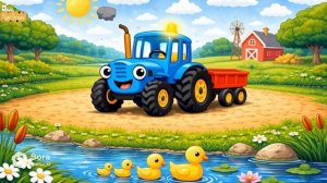СИНИЙ ТРАКТОР ПЕСЕНКИ ДЛЯ МАЛЫШЕЙ. СИНИЙ ТРАКТОР ПЕСЕНКИ ПОЕТ.