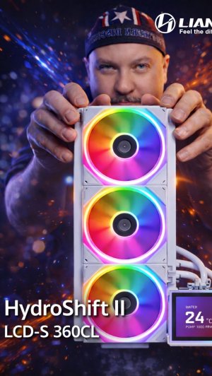 Lian Li HydroShift II LCD S 360CL — Новое СЖО с Большим LCD Распаковка, Обзор и Тесты