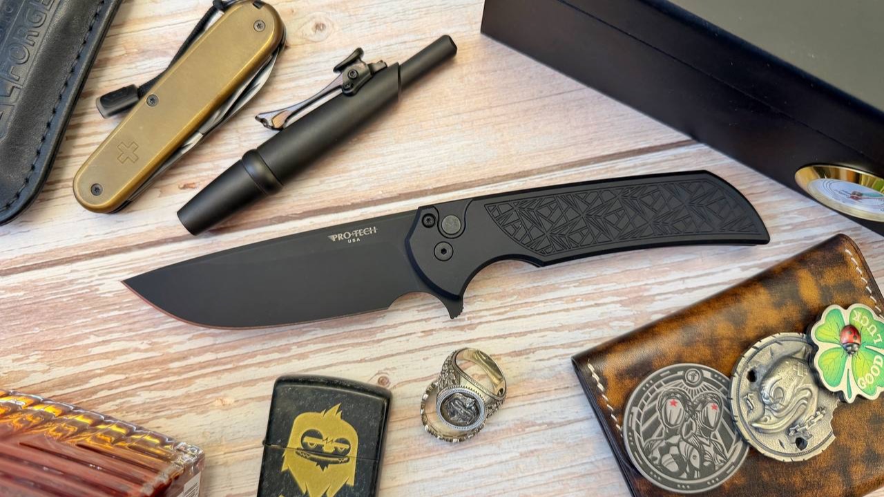 ТРАВА БЫЛА ЗЕЛЕНЕЕ...Protech Mordax складной нож смотреть онлайн