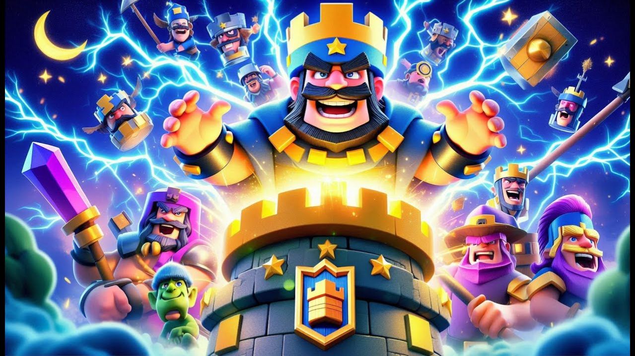 Играем и веселимся в Clash Royale смотреть онлайн